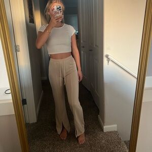 4th & Reckless Beige Sweatpants